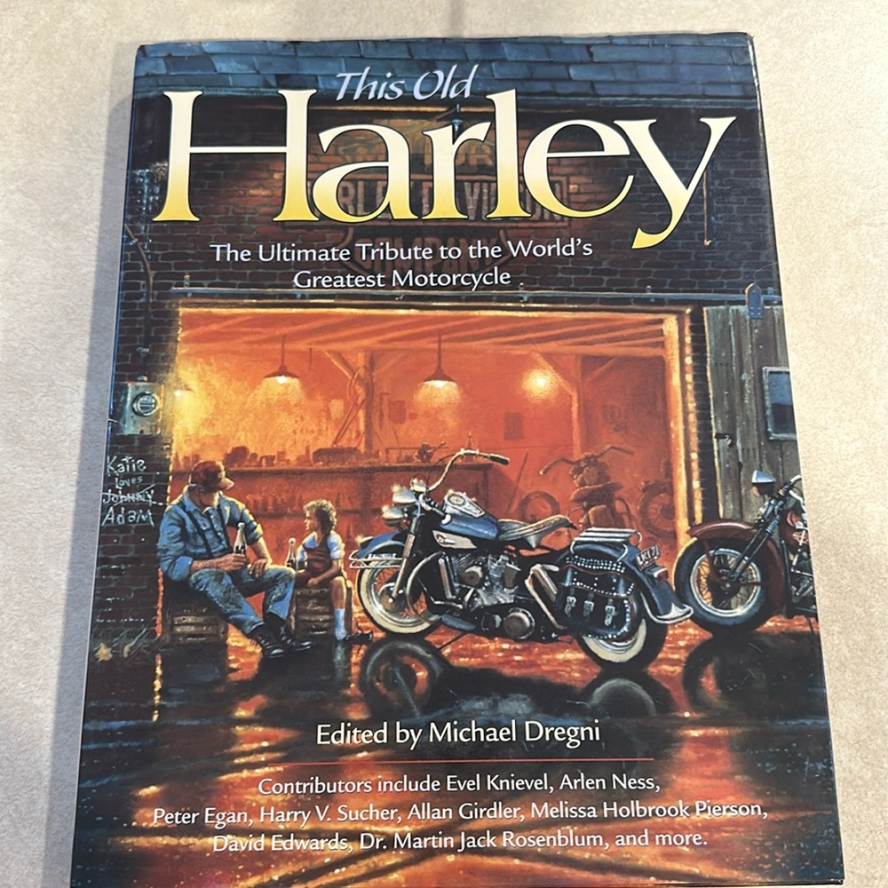 HARLEY BOOK ( THIS OLD HARLEY ) HARD COVER